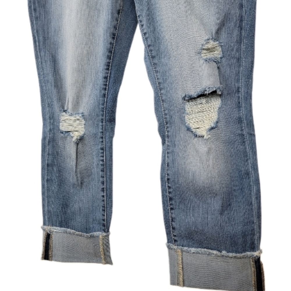 🆕️Torrid Premium Distressed Boyfriend Cropped Denim Jeans - Picture 6 of 8